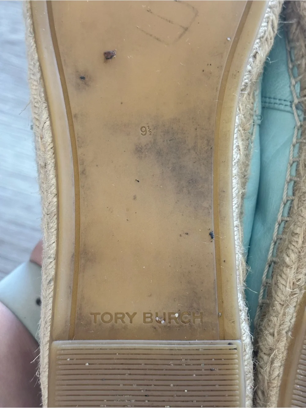 Tory Burch Ines Platform Espadrille Flats, Size US 9.5